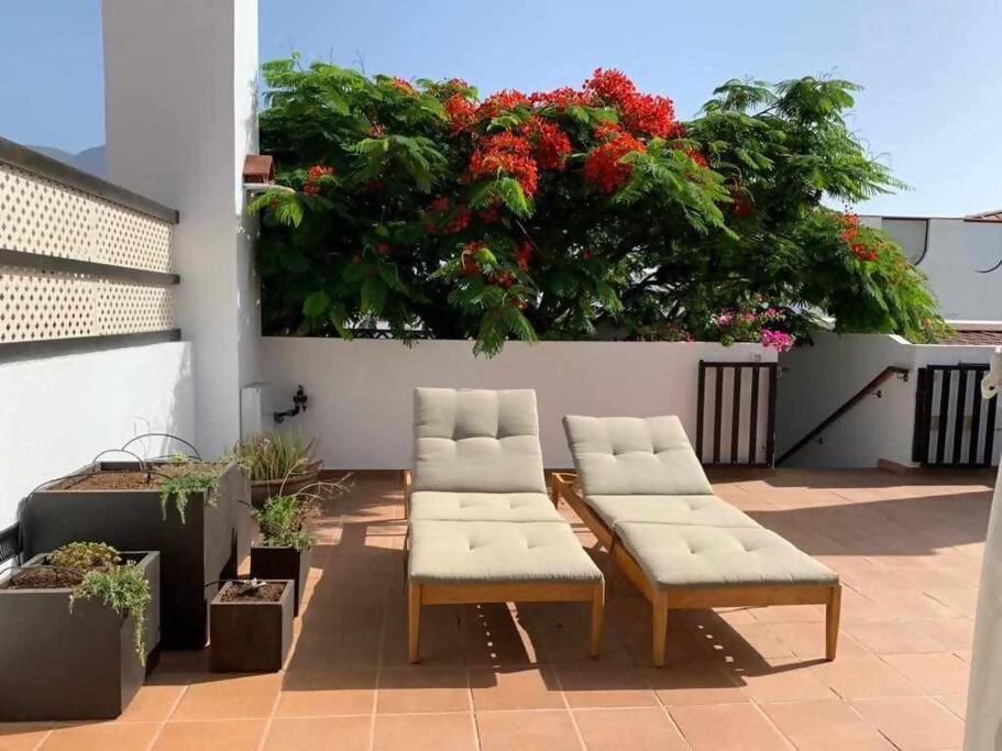 Villa Garoe Puerto de las Nieves Dış mekan fotoğraf